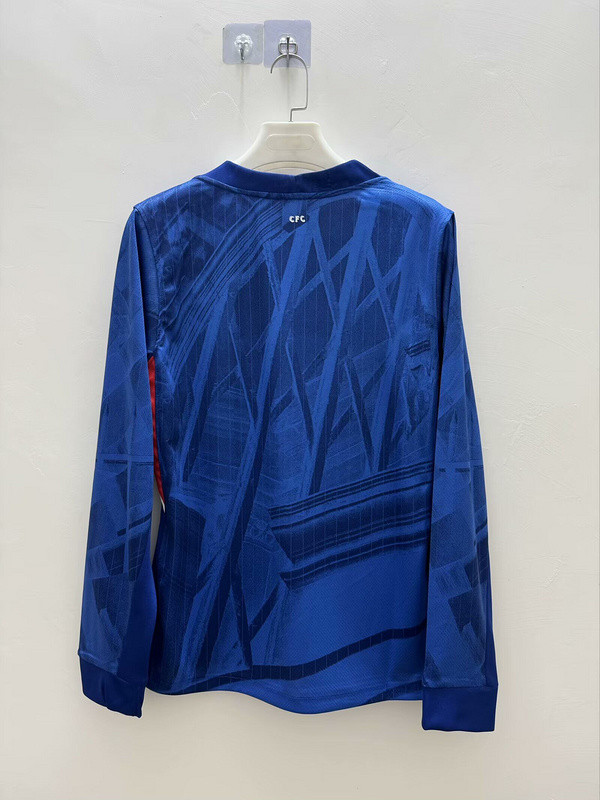 Long Sleeve Fan Version 2025-2026 Chelsea Home Soccer Jersey Football Shirt