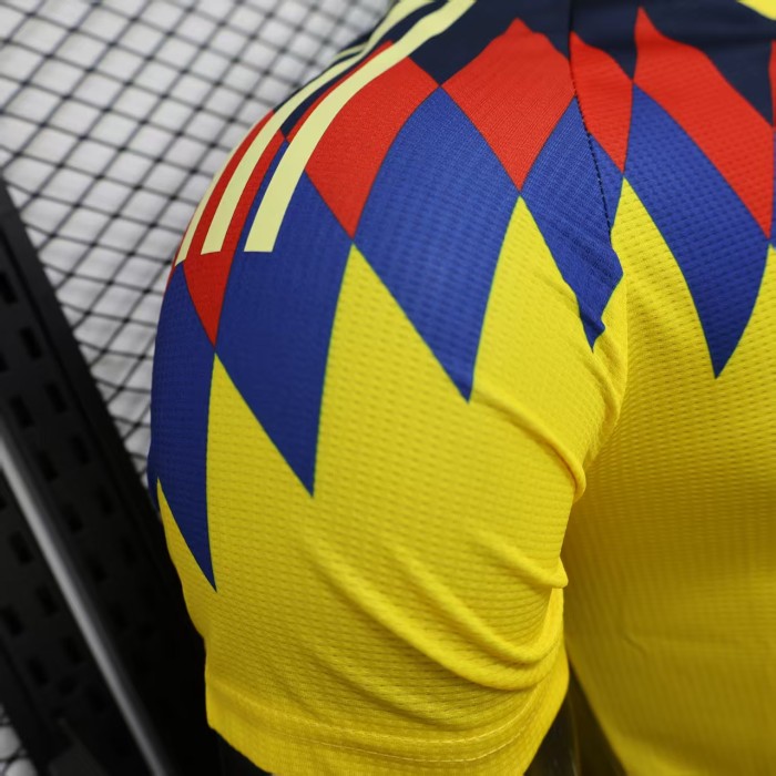 Player Version 2025-2026 Club America Aguilas Yellow Special Edition Soccer Jersey Football Shirt