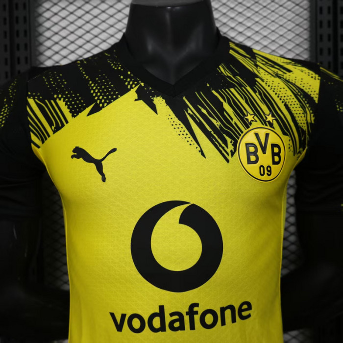 Player Version 2025-2026 Borussia Dortmund Yellow/Black Special Edition Soccer Jersey BVB Football Shirt
