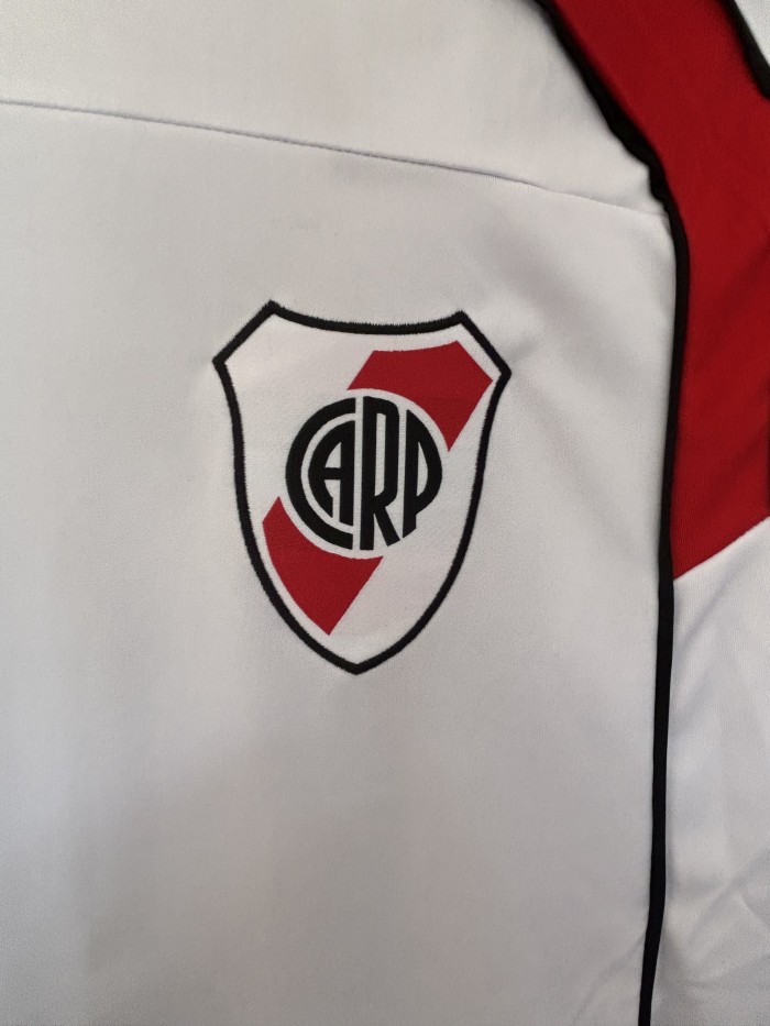 Fans Version 2025-2026 River Plate White Soccer Training Jersey Football Shirt