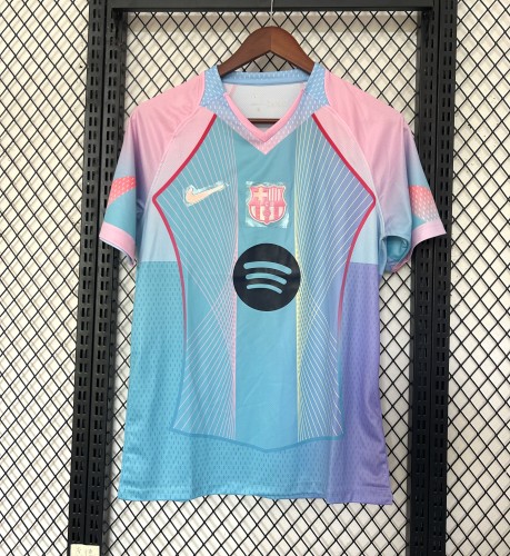 Barca Camisetas de Futbol Fans Version 2025-2026 Barcelona Blue Special Version Soccer Jersey