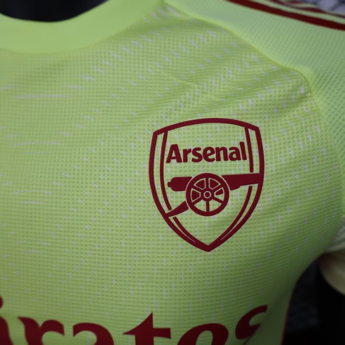 Player Version 2025-2026 Arsenal Yellow Special Edition Footbal Shirt Soccer Jersey