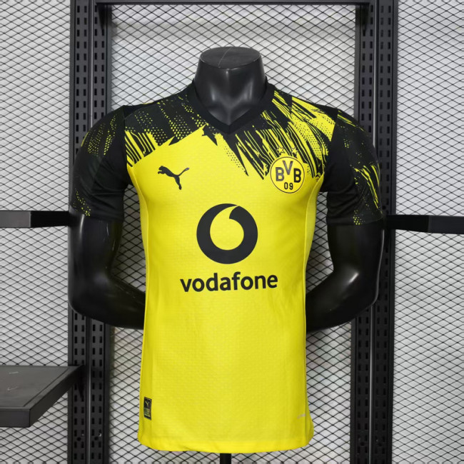 Player Version 2025-2026 Borussia Dortmund Yellow/Black Special Edition Soccer Jersey BVB Football Shirt