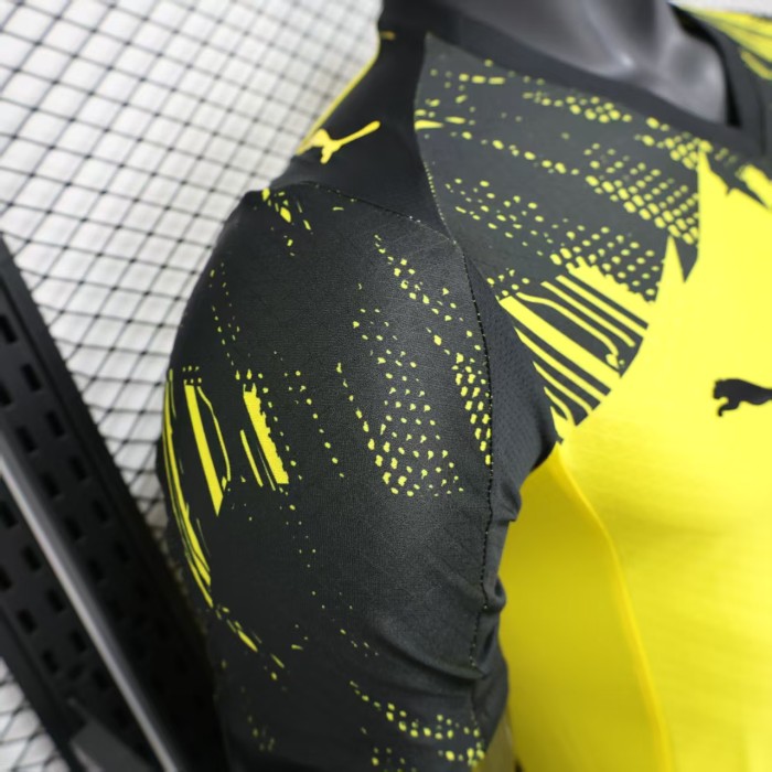 Player Version 2025-2026 Borussia Dortmund Yellow/Black Special Edition Soccer Jersey BVB Football Shirt