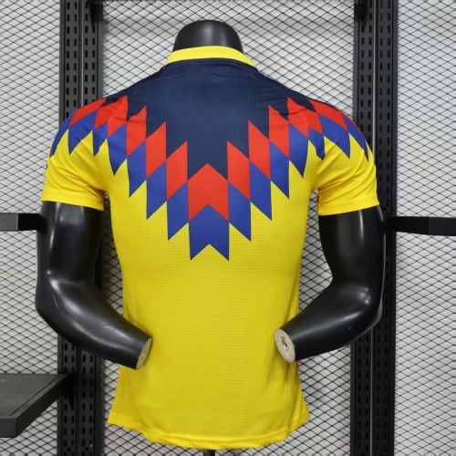 Player Version 2025-2026 Club America Aguilas Yellow Special Edition Soccer Jersey Football Shirt