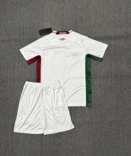 Adult Uniform 2025-2026 Fluminense Away White Soccer Jersey Shorts Men's Football Kit