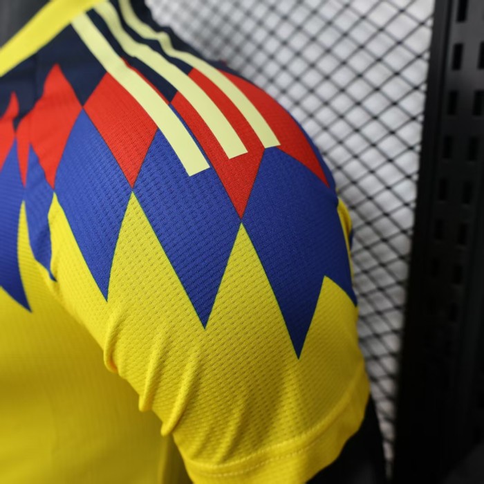 Player Version 2025-2026 Club America Aguilas Yellow Special Edition Soccer Jersey Football Shirt