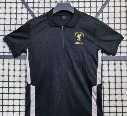 Liverpool UCL Champions Soccer Polo Vintage Football Shirt