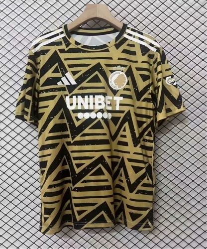 Fan Version 2025-2026 Copenhagen Black/Gold Goalkeeper Soccer Jersey Football Shirt