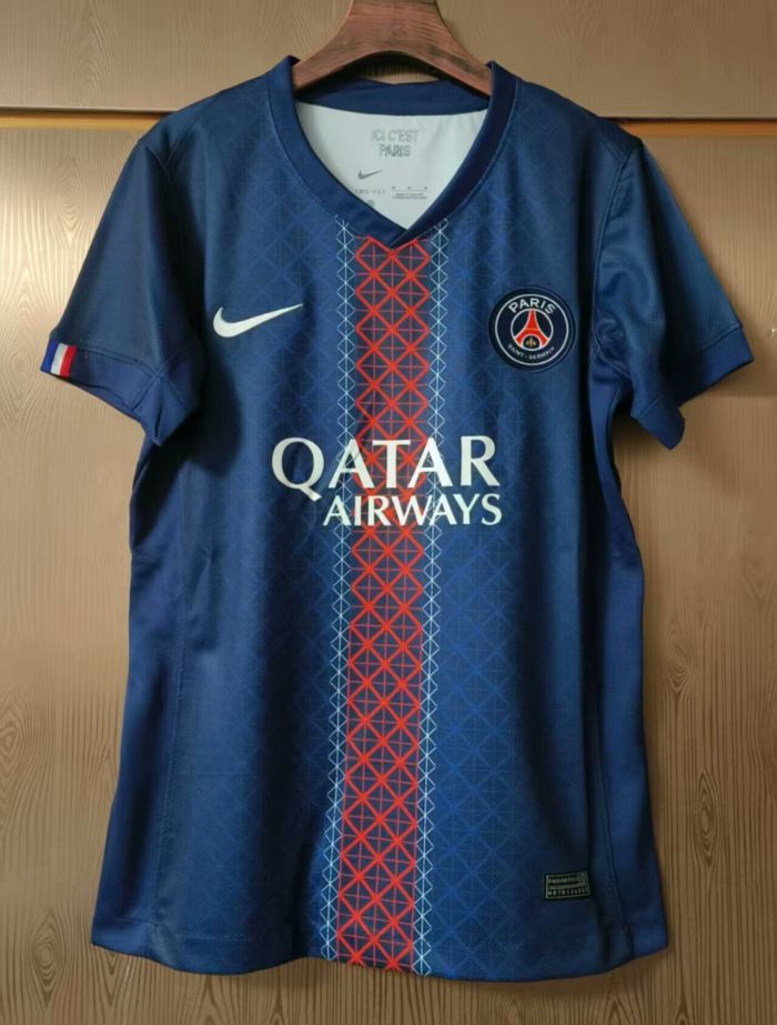 Women 2025-2026 PSG Home Soccer Jersey Girl Paris Football Shirt