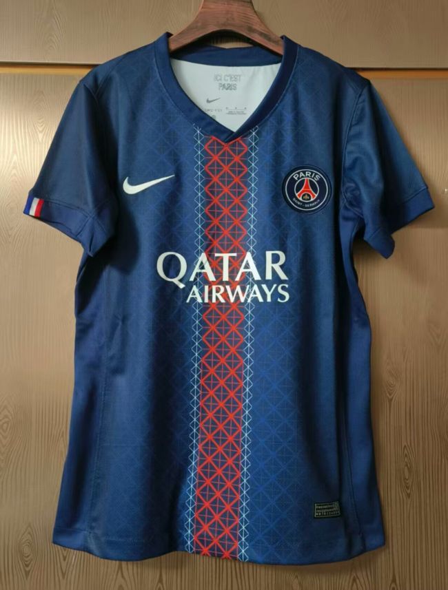 Women 2025-2026 PSG Home Soccer Jersey Girl Paris Football Shirt