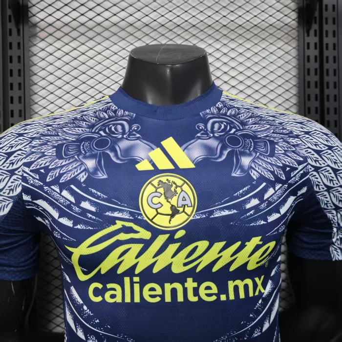 Player Version 2025-2026 Club America Aguilas Away Soccer Jersey Football Shirt