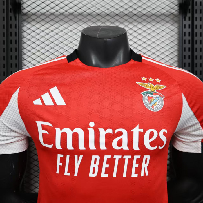 Player Version 2025-2026 Benfica Home Soccer Jersey Football Shirt