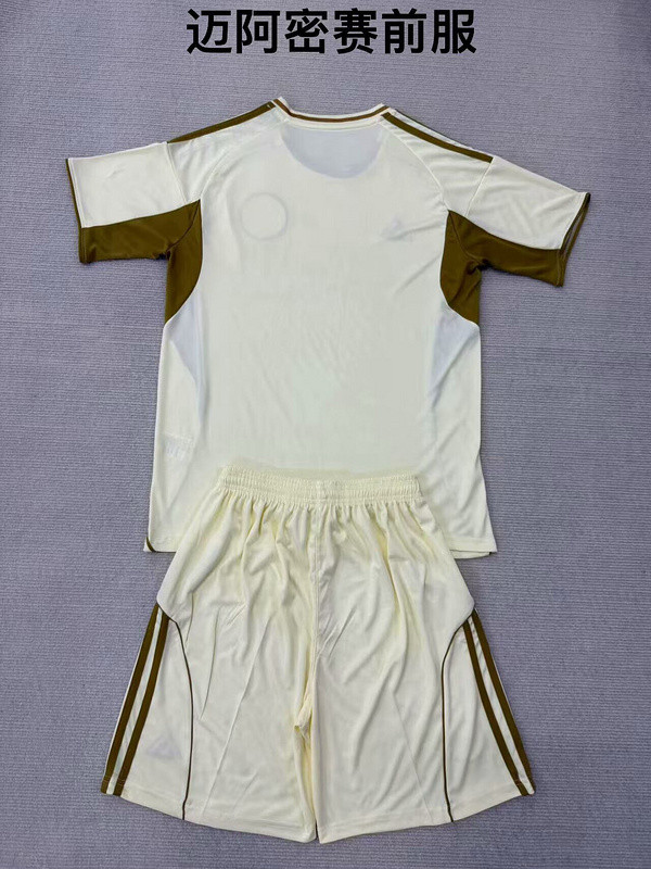 Youth Uniform Kids Kit 2025-2026 Inter Miami Soccer Training Jersey Shorts Child Football Prematch Set