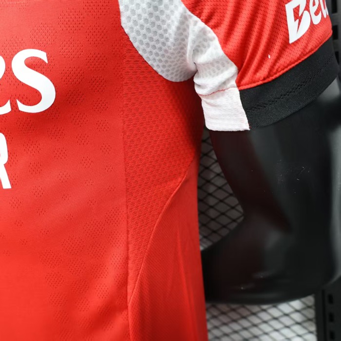 Player Version 2025-2026 Benfica Home Soccer Jersey Football Shirt
