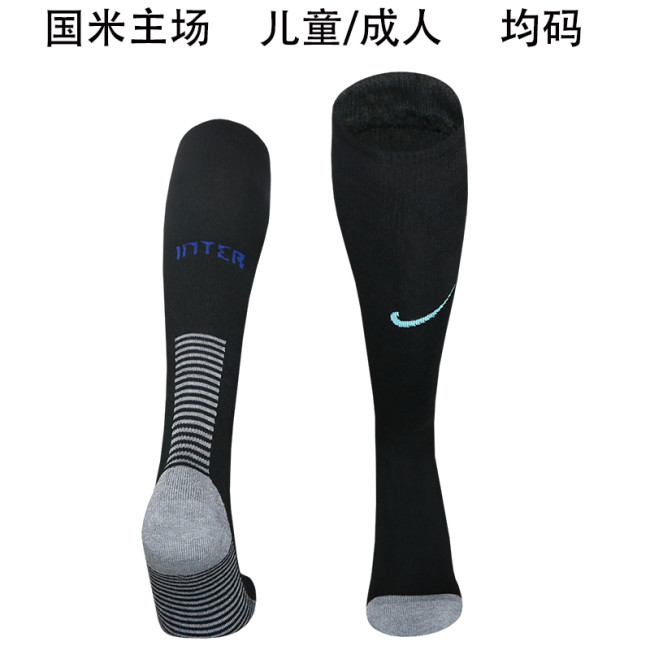 Youth/Adult 2025-2026 Inter Milan Home Soccer Socks Football Socks