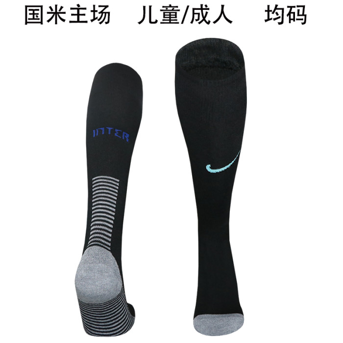 Youth/Adult 2025-2026 Inter Milan Home Soccer Socks Football Socks