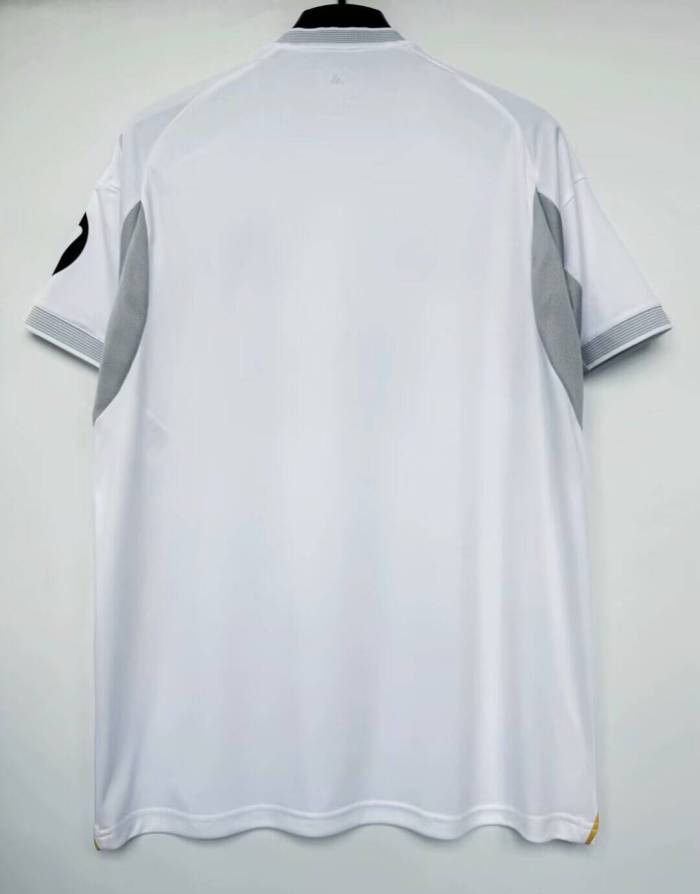 with HP Fan Version 2025-2026 Real Madrid Home Soccer Jersey Real Football Shirt