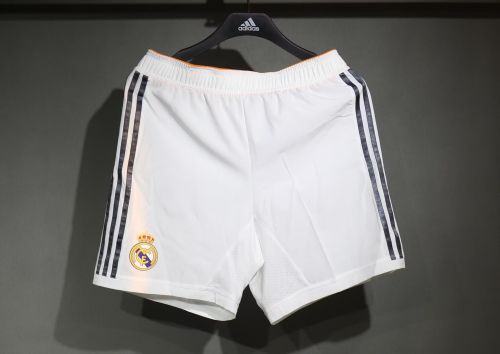 Retro Shorts Player Version 2013-2014 Real Madrid Home Soccer Shorts Football Shorts