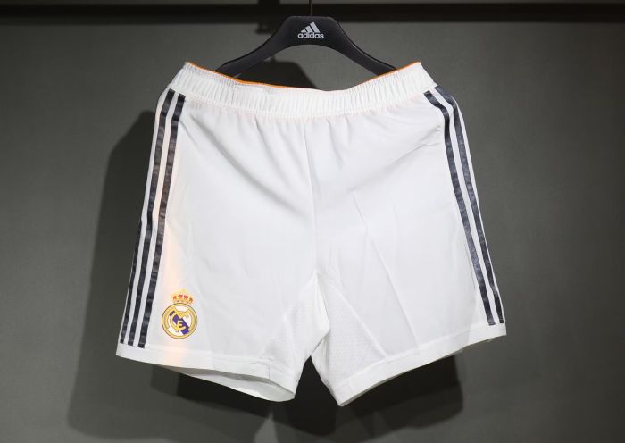 Retro Shorts Player Version 2013-2014 Real Madrid Home Soccer Shorts Football Shorts