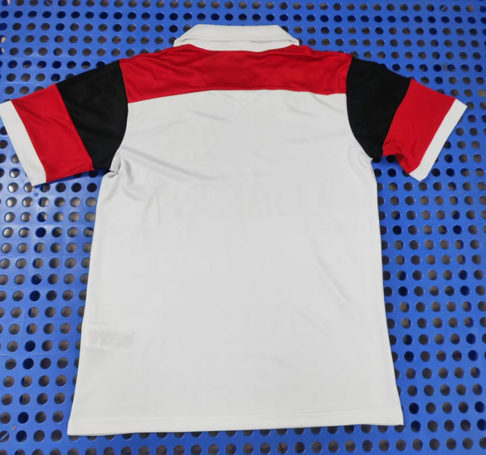 Retro Jersey 1987 Flamengo Away White Soccer Jersey Vintage Football Shirt