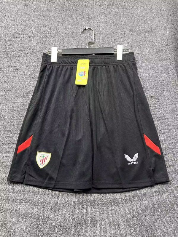 Fan Version 2025-2026 Athletic Bilbao Home Soccer Shorts Football Shorts