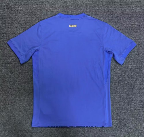 Fan Version 2025 Finland Away Blue Soccer Jersey Football Shirt