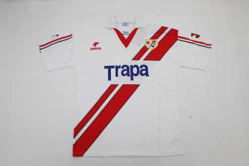 Retro Jersey 1997-1998 Rayo Vallecano Home Soccer Jersey Vintage Camisetas de Futbol