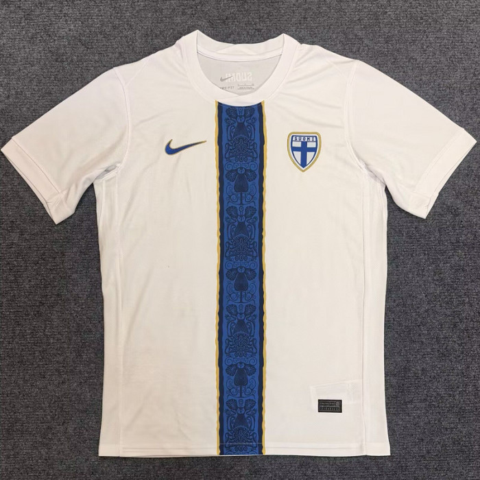 Fan Version 2025 Finland Home Soccer Jersey Football Shirt