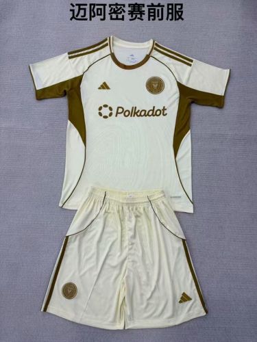 Adult Uniform 2025-2026 Inter Miami Soccer Training Jersey Shorts Football Prematch Kit