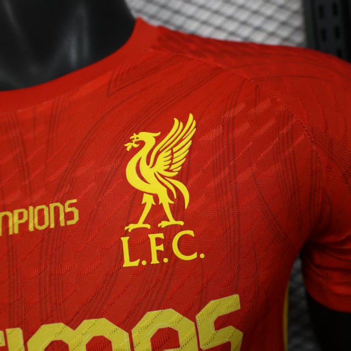 Player Version 2025-2026 Liverpool Champions Special Edition Soccer Jersey Football Shirt