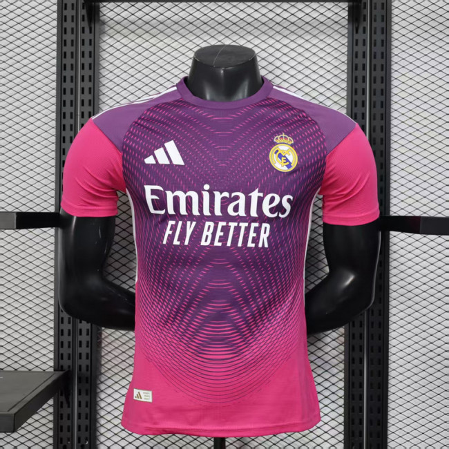 Player Version 2025-2026 Real Madrid Purple Soccer Jersey Real Football Shirt