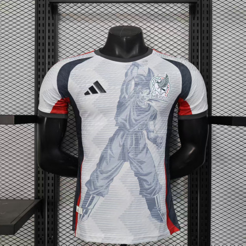 Player Version 2025 Mexico White/Black Special Edition Soccer Jersey Football Shirt