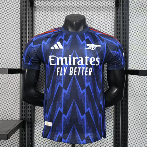 Player Version 2025-2026 Arsenal Away Blue Footbal Shirt Soccer Jersey