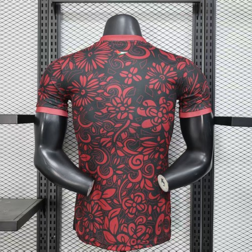 Player Version 2025 Palestine Red/Black Soccer Jersey FC Palestina Football Shirt