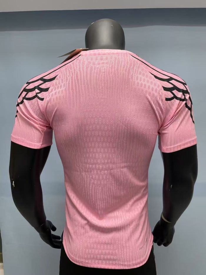 Player Version 2025-2026 PSG Pink Special Edition Soccer Jersey Football Maillot