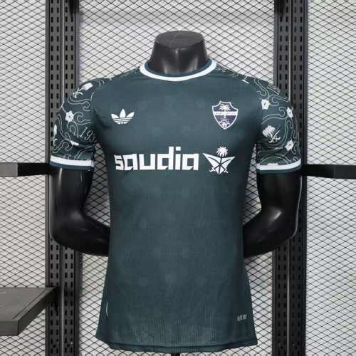 Player Version 2025-2026 Al-Ahli Saudi Dark Green Special Edition Soccer Jersey Football Shirt