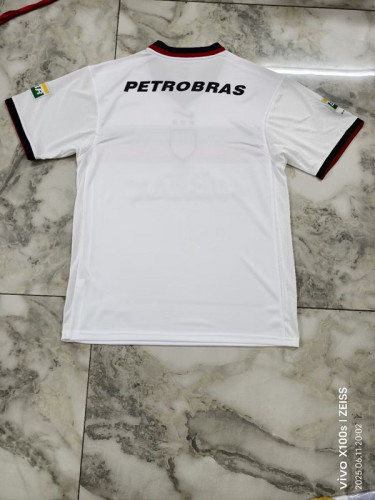 Retro Jersey 2000-2001 Flamengo Away White Vintage Soccer Jersey