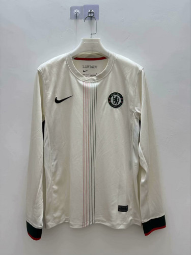 Long Sleeve Fan Version 2025-2026 Chelsea Away Soccer Jersey Football Shirt