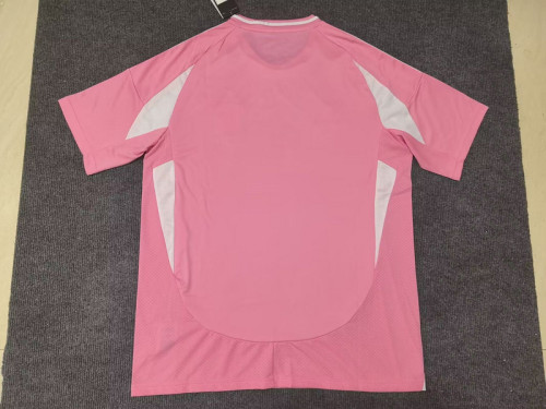 Fan Version 2025 Argentina Away Pink Soccer Jersey Football Shirt