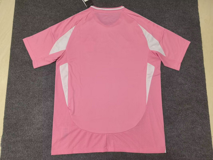 Fan Version 2025 Argentina Away Pink Soccer Jersey Football Shirt