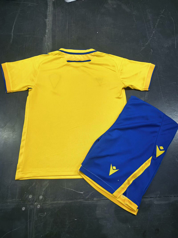 Youth Uniform Kids Kit 2025-2026 Cadiz Home Soccer Jersey Shorts Child Football Set