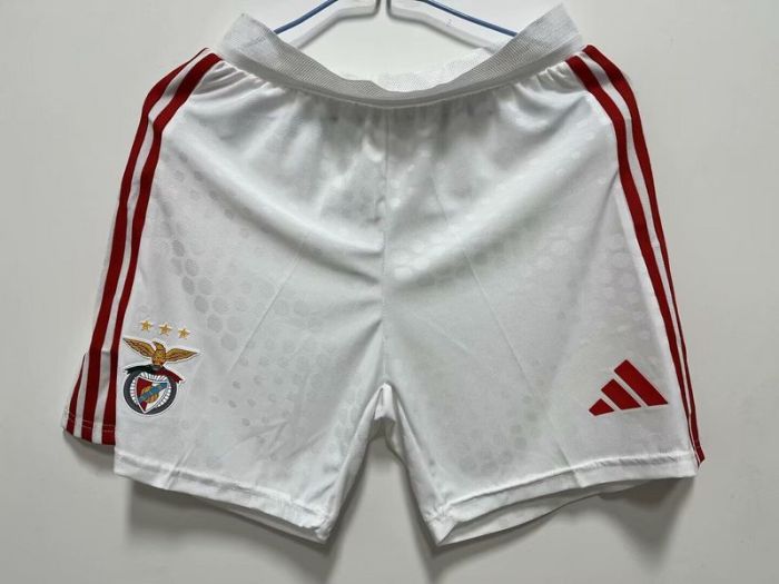 Player Version 2025-2026 Benfica Home Soccer Shorts Football Shorts