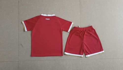 Youth Uniform Kids Kit Panama 2025 Home Soccer Jersey Shorts Child Football Set