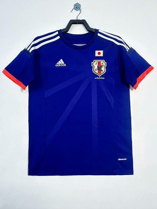 Retro Jersey Japan 2014 Home Blue Soccer Jersey Vintage Football Shirt