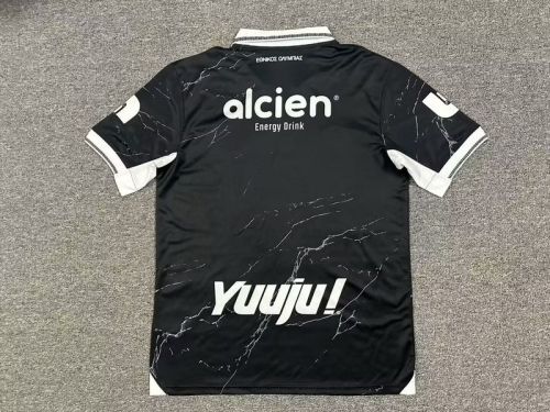 Fan Version 2025-2026 C.D. Olimpia Third Away Black Football Shirt Club Deportivo Olimpia Soccer Jersey