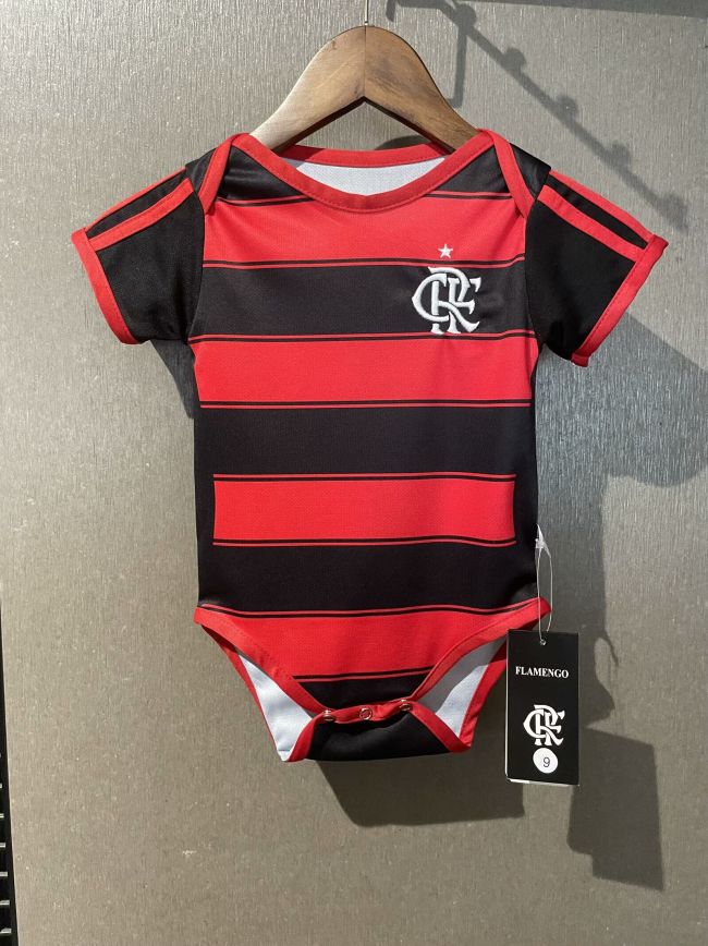 Baby Cloth 2025-2026 Flamengo Home Soccer Jersey Baby Onesies