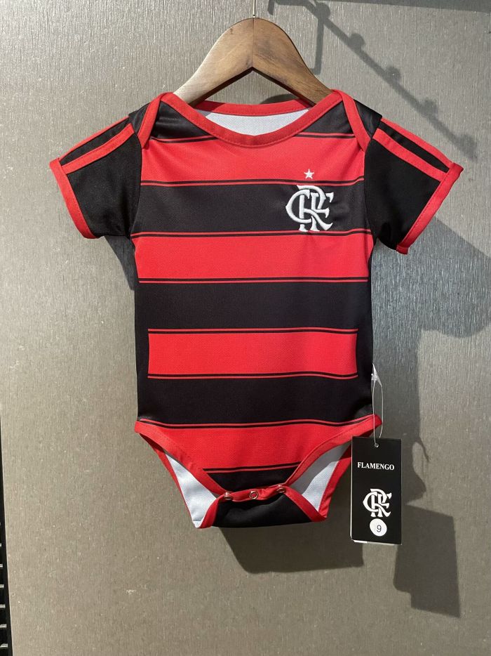 Baby Cloth 2025-2026 Flamengo Home Soccer Jersey Baby Onesies