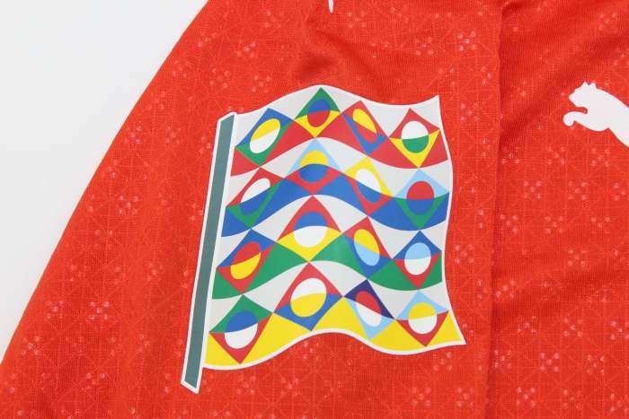 with Front Lettering+UEFA Nations League Patch Long Sleeve Fan Version Portugal 2025 Home Soccer Jersey Football Shirt