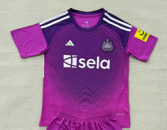 Fan Version 2025-2026 Newcastle United Purple Goalkeeper Soccer Jersey Football Shirt